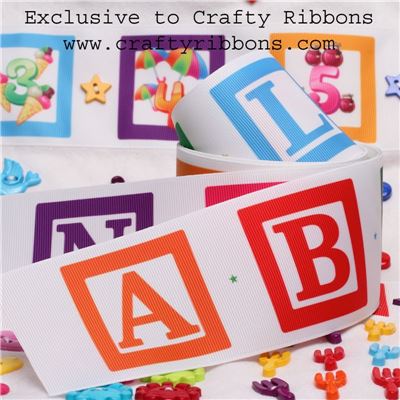 Alphabet Ribbon - 62mm